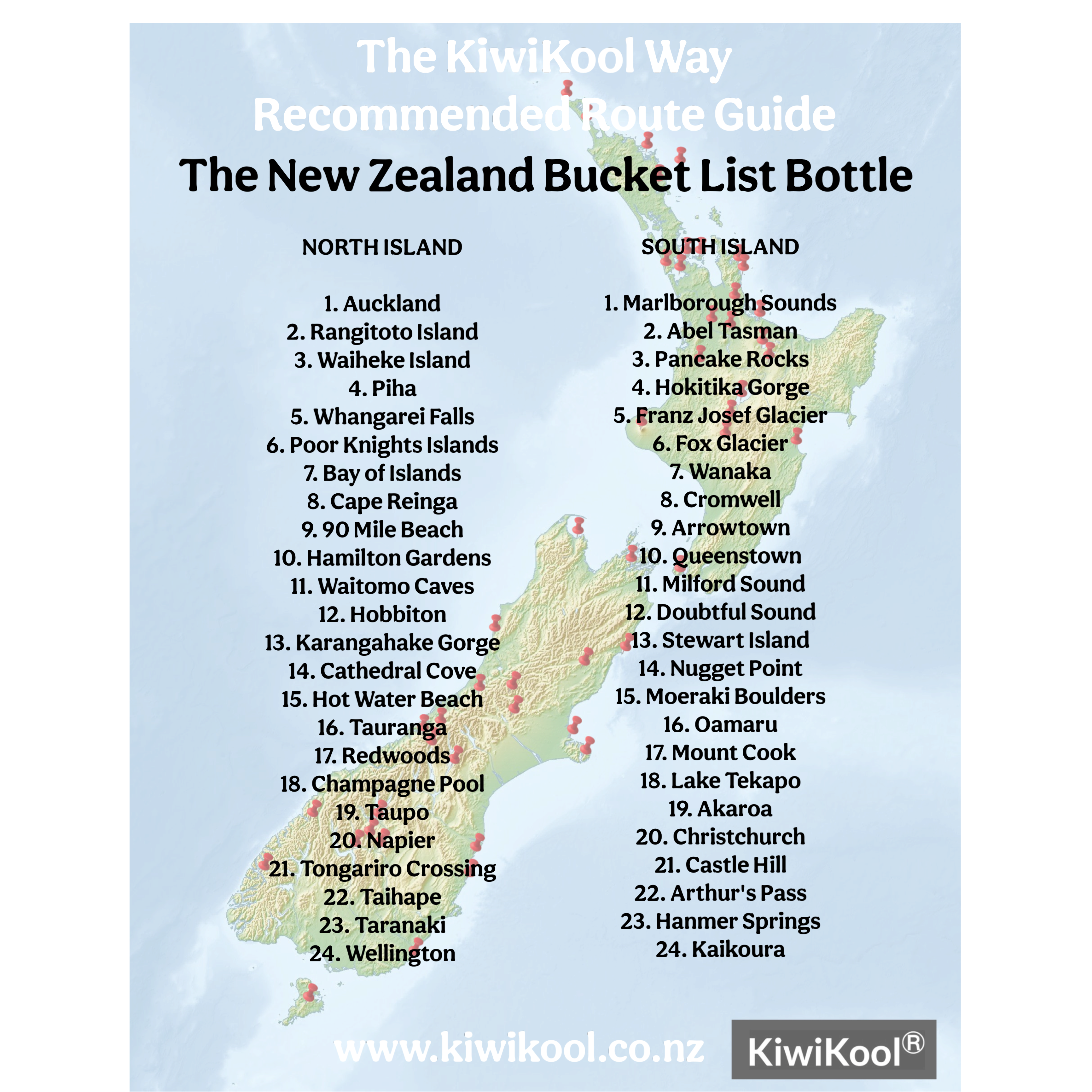 The NZ Bucket List Bottle Kit